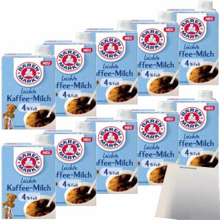 Bärenmarke Leichte Kaffee-Milch 4% 10er Pack (10x340g Packung) + usy Block