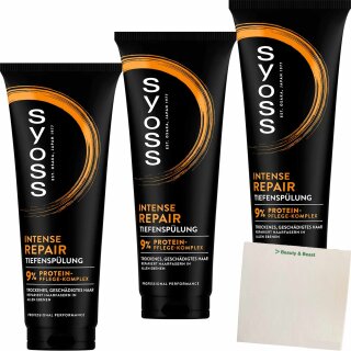 SYOSS Tiefen-Spülung Repair 3er Pack (3x250ml Tube) + usy Block
