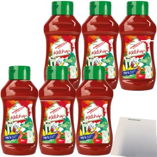 Tabaluga Ketchup 6er Pack (6x500ml Flasche) + usy Block