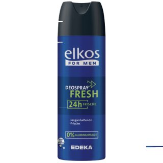 Elkos Deo Spray Men Fresh (200ml Flasche)