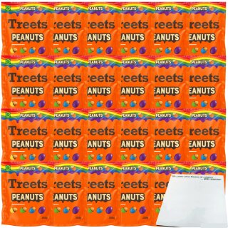 Treets Peanuts Rainbow VPE (24x250g Packung) + usy Block