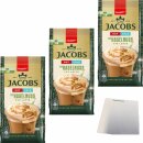 Jacobs.Latte Hot Cold Haselnuss 3er Pack ( 3x340g Packung) + usy Block