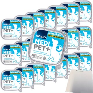 Edeka Medi Dog Schonkost VPE (22X150g Dose) + usy Block