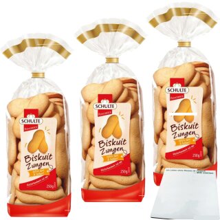 Schulte Bisquitzungen 3er Pack (3x250g Beutel) + usy Block