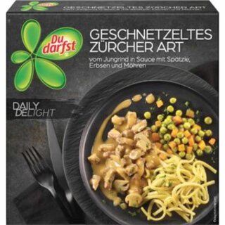 Du Darfst Daily Delight Geschnetzeltes Züricher Art  (460g Packung)