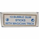 DOK Hitparade 13 Bubble Gum Sticks mit Zaubertrick 6er Pack (6 Packungen Kaugummis) ohne Motivwahl + usy Block
