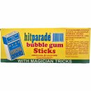 DOK Hitparade 13 Bubble Gum Sticks mit Zaubertrick 6er Pack (6 Packungen Kaugummis) ohne Motivwahl + usy Block