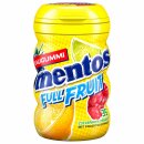 Mentos Kaugummi Full Fruit 3er Pack (3x70g Dose) + usy Block