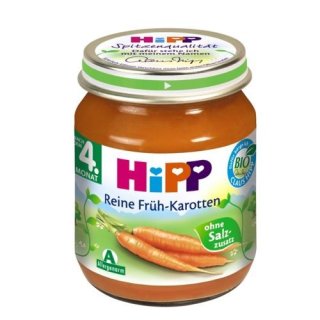Hipp Reine Früh-Karotten, 125g