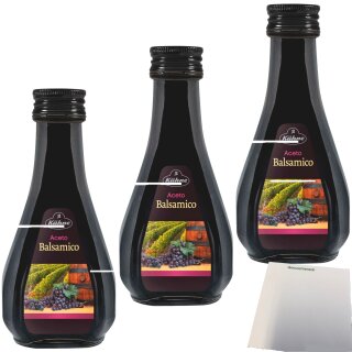 Kühne Aceto Balsamico di Modena 3er Pack (3xx100ml Glas) + usy Block
