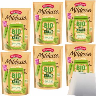 Hengstenberg Mildessa Weißkraut fermentiert 6er Pack (6x400g Beutel) + usy Block