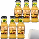 Kühne Gourmet Milde Curry Sauce 6er Pack (6x250ml Flasche) + usy Block