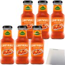 Kühne Gourmet Currywurst Sauce 6er Pack (6x250ml Flasche) + usy Block