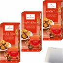 Niederegger Marzipan Rooibostee 3er Pack 75x1,75g (3x43,75g Packung) + usy Block