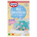 Oetker Mini Dekorblüten aus Esspapier 3er Pack (3x40 Stück 4 Farben) + usy Block