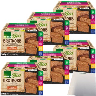 Edeka Brotkorb 6er Pack (6x500g Packung) + usy Block