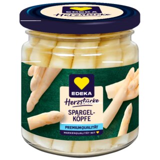 Edeka Spargelköpfe 7cm (180g Glas)