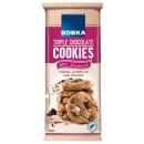 EDEKA Triple Chocolate Cookies 3er Pack (3x200g Packung) + usy Block