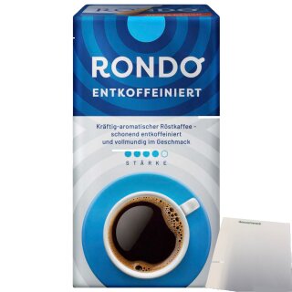 Röstfein Rondo Melange Entcoffeiniert 3er Pack (3x500g Beutel) + usy Block