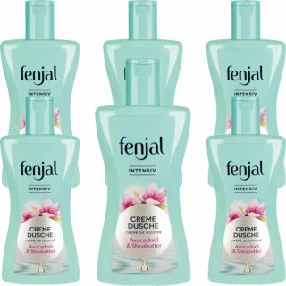 Fenjal Creme Dusche Intensiv, Avocadoöl & Sheabutter VPE (6X200ml Flasche)