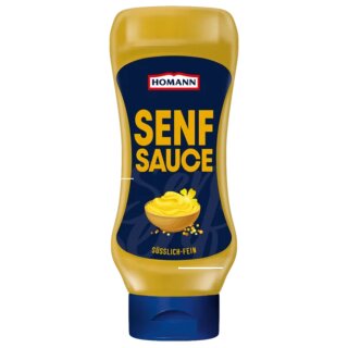 Homann Senf Sauce (430ml Flasche)