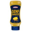 Homann Senf Sauce 3er Pack (3x430ml Flasche) + usy Block