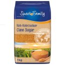 Sweet Family Brauner Roh-Rohrzucker 5er Pack (5x1Kg Packung)