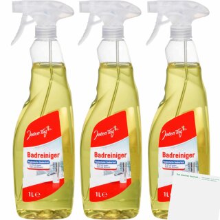 Jeden Tag Badreiniger 3er Pack (3x1000ml Flasche) + usy Block