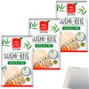 Ming Chu Sushi Reis 3er Pack (3x500g Packung) + usy Block