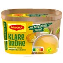 Maggi Klare Brühe 3er Pack (3x266g Dose) + usy Block