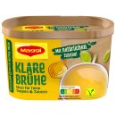Maggi Klare Brühe 3er Pack (3x266g Dose) + usy Block