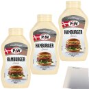 P&W Hamburger Sauce 3er Pack (3x425g Flasche) + usy...