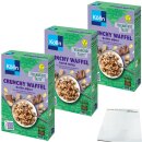 Kölln Müsli vegan Crunchy Waffel Hafer 3er Pack...