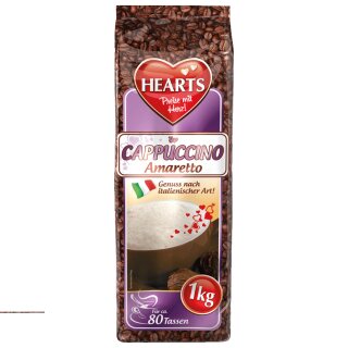 Hearts Cappuccino Amaretto 5er Pack (5x1Kg Beutel)