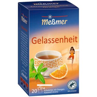 Meßmer Gelassenheit Verbene-Orange 20er (40g Packung)