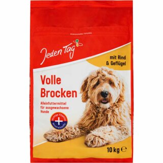 Jeden Tag Hund Trockenfutter mit Rind & Geflügel (10kg Packung)