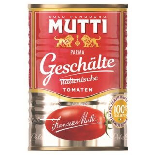 Mutti Pelati Schältomaten in Sauce 6er Pack (6x400g Dose)