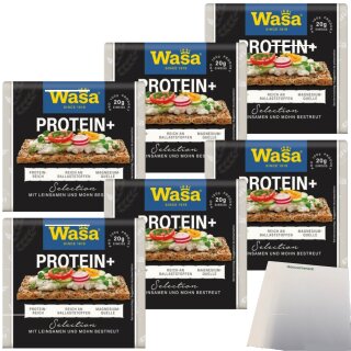 Wasa Selection Protein+ 6er Pack (6x200g Packung) + usy Block