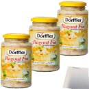 Dörffler Ragout Fin 3er Pack (3x400g Glas) + usy Block