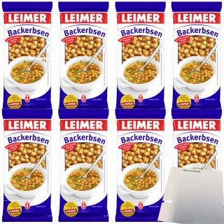 Leimer Backerbsen 8er Pack (8x200g Packung) + usy Block