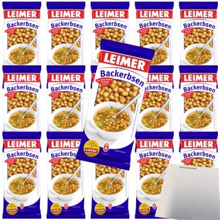 Leimer Backerbsen VPE (16x200g Packung) + usy Block