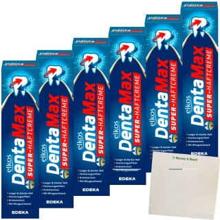 Elkos Super Haftcreme 6er Pack (6x75g Packung) + usy Block