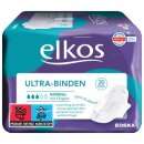 Elkos Ultra-Binde Normal mit Flügeln 6er Pack (6x20...