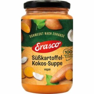 Erasco Suppe Süßkartoffel-Kokos (350ml Glas)