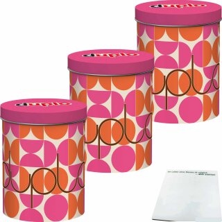 duplo Design Dose mit 24 Riegeln Motiv: Retro Vibes 3er Pack (3x436,8g Dose) + usy Block