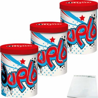 duplo Design Dose mit 24 Riegeln Motiv: Street Style 3er Pack (3x436,8g Dose) + usy Block