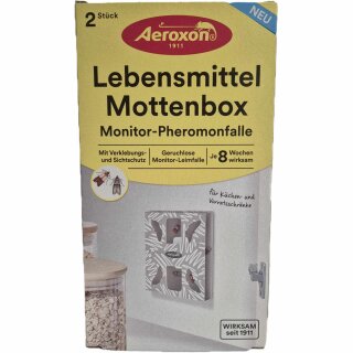 Aeroxon Lebensmittel Mottenbox  (50g 2 Stück Packung)