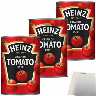 Heinz Tomato Soup 3er pack (3x400g Dose) + usy Block