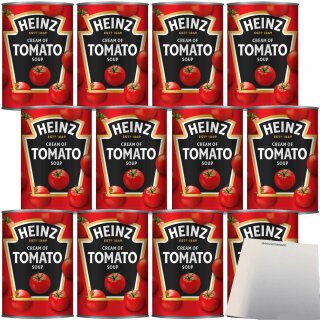 Heinz Tomato Soup 12er Pack (12x400g Dose) + usy Block