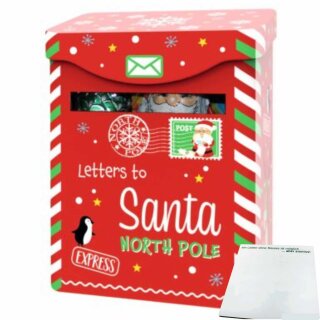 Windel Weihnachts‑Briefkasten mit süßen schokoladigen Geschenken (132 g) + usy Block